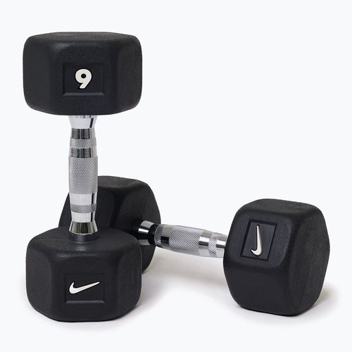 Dumbbells Nike Strength Hex Dumbbell 2 x 9 kg black/white