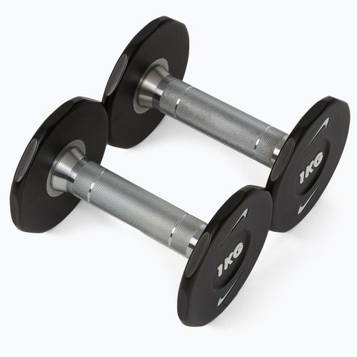 Dumbbells Nike Strength Pro Urethane Dumbbell 2 x 1 kg black/white