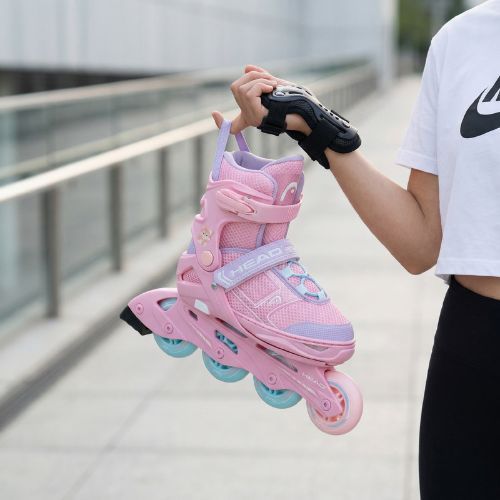 Children's inline skates Head K1 pink