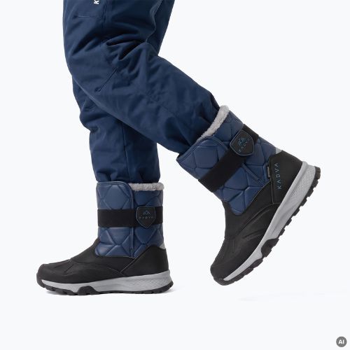Children's snow boots KADVA Andes WP JR navy blue