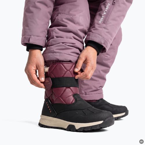 Children's snow boots KADVA Andes WP JR burgundy