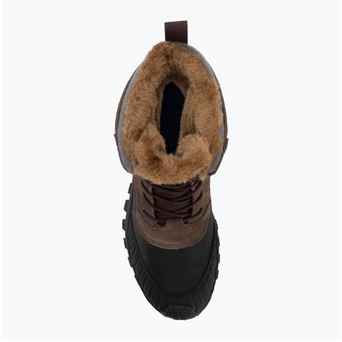 Men's KADVA Fitzroy Mid WP brown snow boots