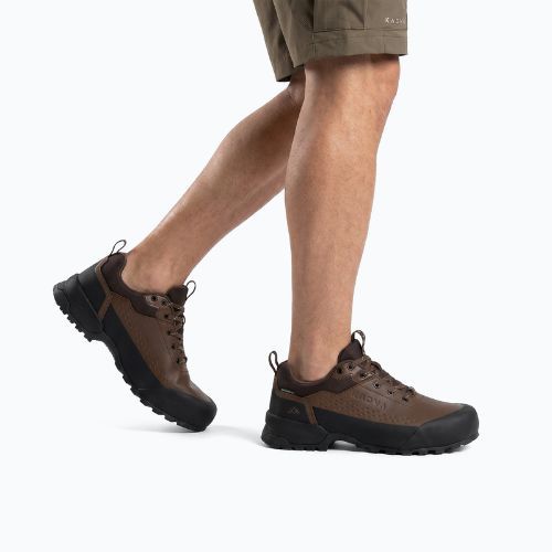 Men's trekking shoes KADVA Strike Low WP brown