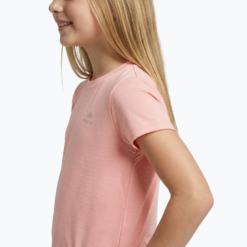 Children's trekking T-shirt KADVA TrailCore breathable pink