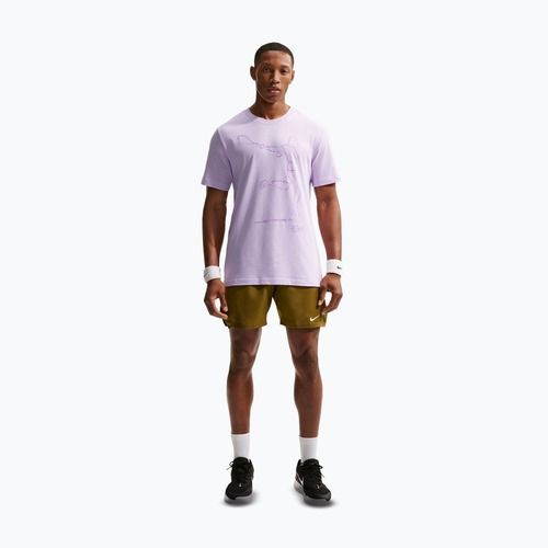 Men's tennis T-shirt Nike Court Dri-Fit violet mist
