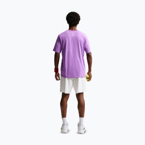 Men's tennis T-shirt Nike Court Love bright violet