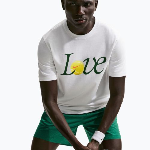 Men's tennis T-shirt Nike Court Love white