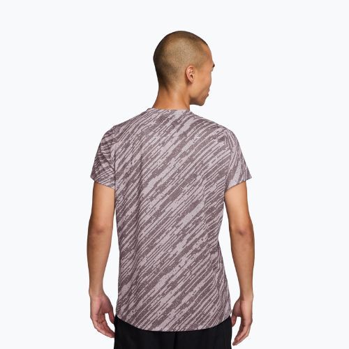 Men's tennis T-shirt Nike Court Dri-Fit Victory Print platinum violet/white