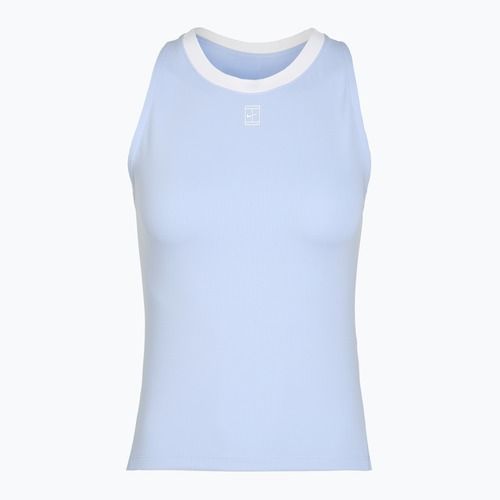 Women's tennis T-shirt Nike Court Dri-Fit Advantage Tank hydrogen blue/white/white