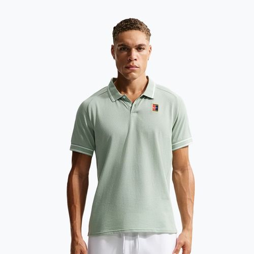 Men's tennis T-shirt Nike Court Heritage Polo steam