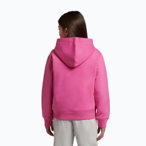 Children's sweatshirt New Balance FT Stacked Logo Hoodie pink satin