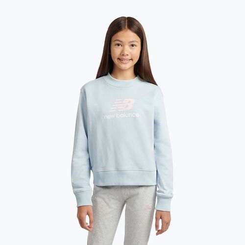 Children's sweatshirt New Balance FT Stacked Logo Crew oxford blue