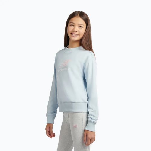 Children's sweatshirt New Balance FT Stacked Logo Crew oxford blue