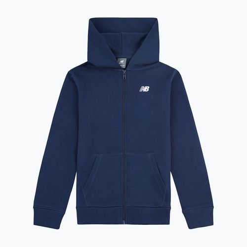 Children's sweatshirt New Balance French Terry Small Logo Full Zip Hoodie nb navy