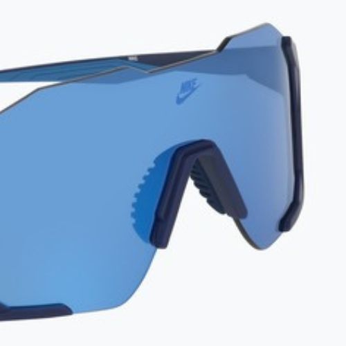 Sunglasses Nike Charged Shield matte blue void/blue mirror