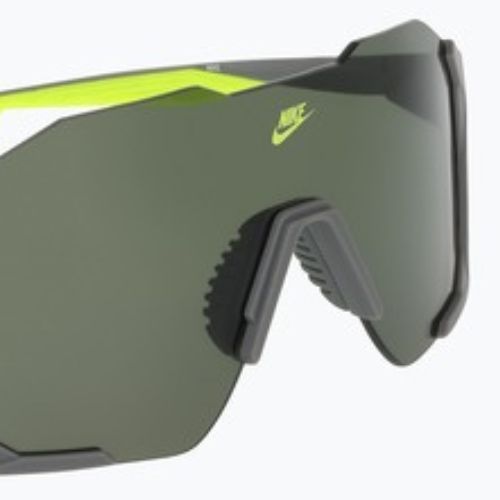 Sunglasses Nike Charged Shield matte smoke grey/green