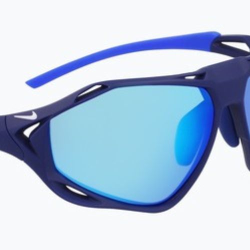 Sunglasses Nike Zeus Rise matte void blue/blue mirror