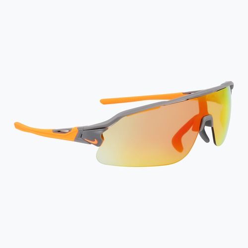 Sunglasses Nike Flyfree Shield E matte smoke grey/road orange mirror/ clear