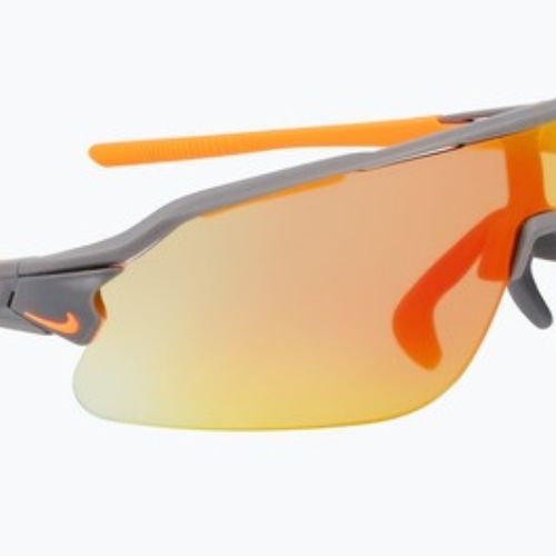 Sunglasses Nike Flyfree Shield E matte smoke grey/road orange mirror/ clear