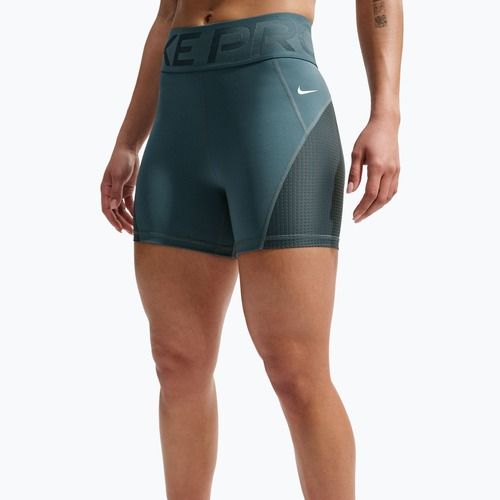 Women's shorts Nike Pro Sculpt High Waisted 5" Biker mineral slate/faded spruce/white