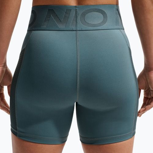 Women's shorts Nike Pro Sculpt High Waisted 5" Biker mineral slate/faded spruce/white