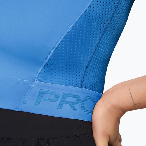 Women's training T-shirt Nike Pro Dri-Fit university blue/light photo blue/white