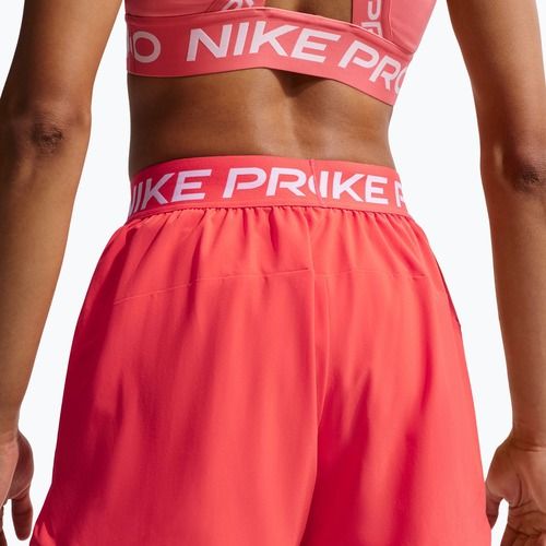 Women's training shorts Nike Pro 2in1 light crimson/white