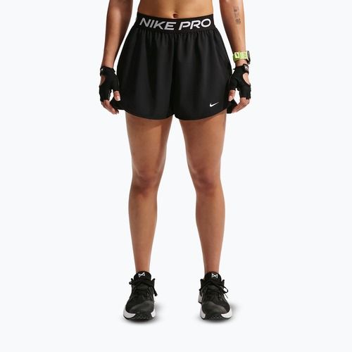 Women's training shorts Nike Pro 2in1 black/white