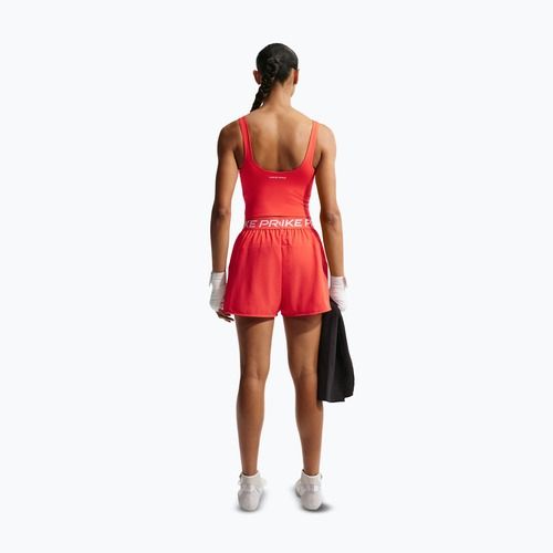 Women's training shirt Nike Pro Sculpt Medium Support Padded Tank light crimson/white