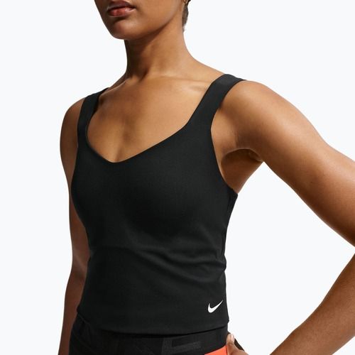 Women's training shirt Nike Pro Sculpt Medium Support Padded Tank black/white