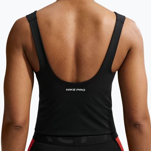 Women's training shirt Nike Pro Sculpt Medium Support Padded Tank black/white