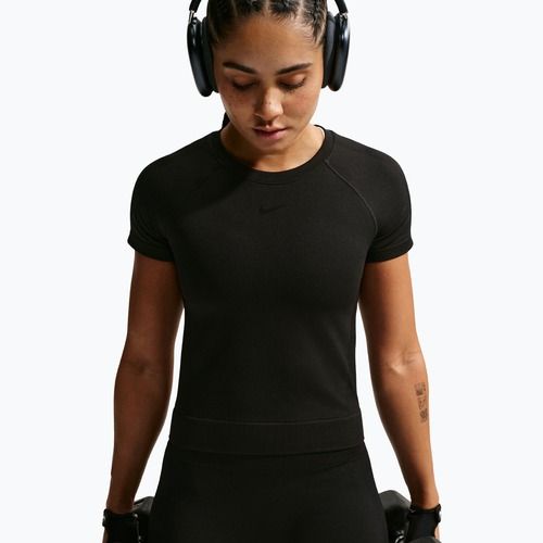 Women's training shirt Nike Pro Seamless Dri-Fit black