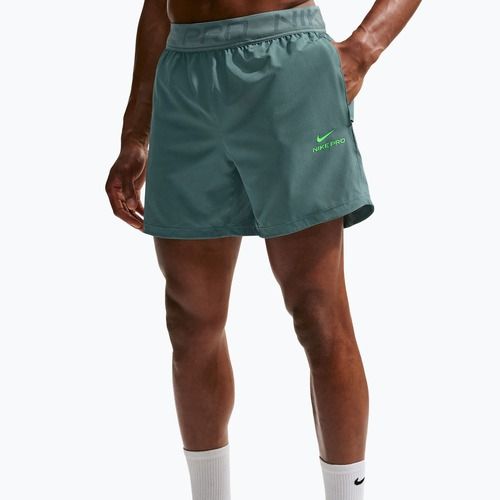 Men's shorts Nike Pro Training Dri-Fit 6" mineral slate/green strike
