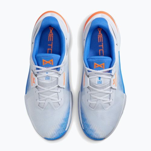 Men's training shoes Nike Metcon 10 football grey/blue crystal/midnight navy