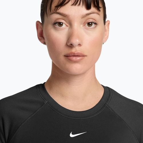 Women's training shirt Nike Pro Seamless Dri-Fit black/white