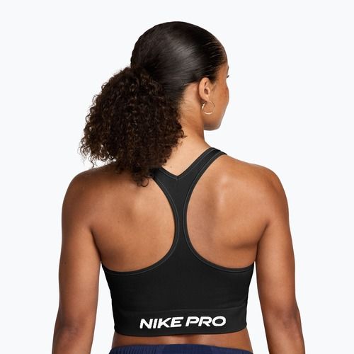 Women's training shirt Nike Pro Seamless Dri-Fit black/white