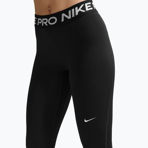 Women's leggings Nike Pro Mid-Rise Full black/white