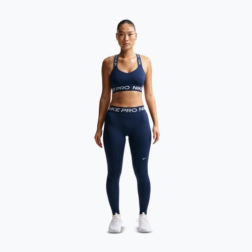 Women's leggings Nike Pro Mid-Rise Full midnight navy/white