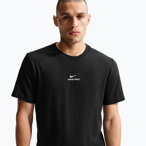Men's training T-shirt Nike Pro Dri-Fit black/white