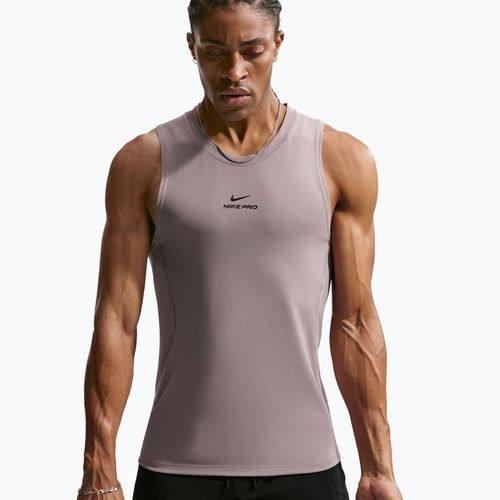 Men's training T-shirt Nike Pro Training Dri-Fit light violet ore/black