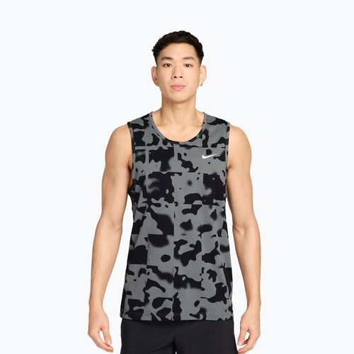 Men's training T-shirt Nike Hyverse Dri-Fit TT smoke grey/black/white
