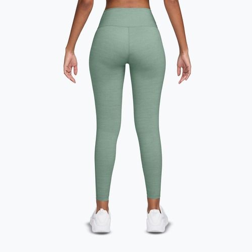 Women's leggings Nike One Seamless Front High-Waisted steam/white