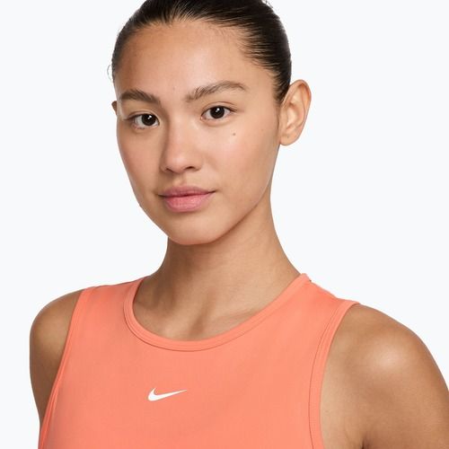 Women's training top Nike Pro Dri-Fit crimson bliss/white