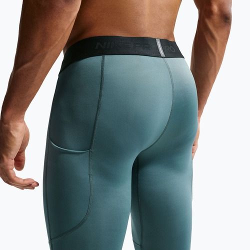 Men's training leggings Nike Pro Dri-Fit 3/4 Tight Fitness mineral slate/black