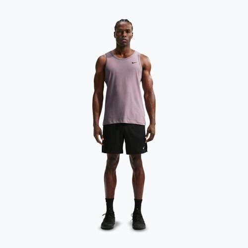 Men's training T-shirt Nike Dri-Fit TT light violet ore/black
