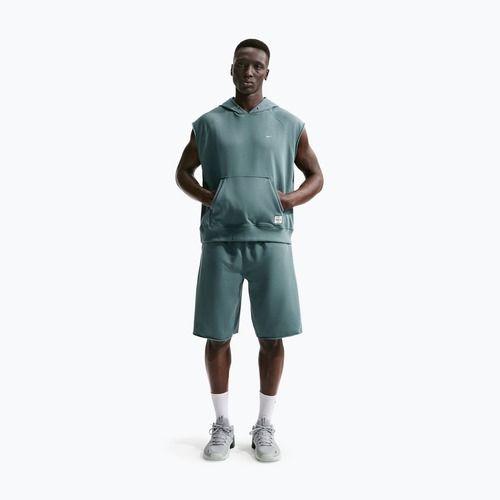 Men's training sweatshirt Nike Athletic Club Dri-Fit Sleeveless Hoodie mineral slate/mineral slate