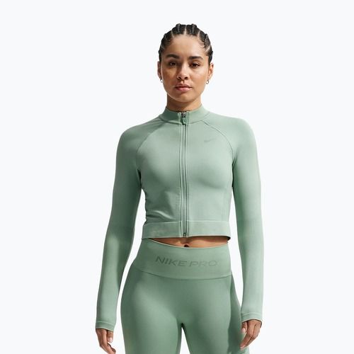 Women's training sweatshirt Nike Pro Seamless Full Zip Top steam
