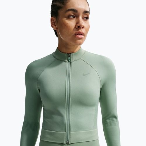 Women's training sweatshirt Nike Pro Seamless Full Zip Top steam