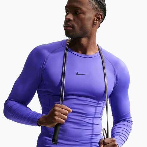 Men's training longsleeve Nike Pro Dri-Fit Tight Fitness persian violet/black