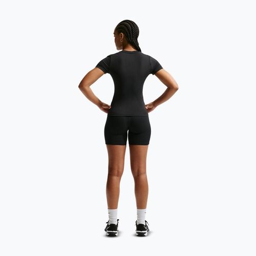 Women's training shirt Nike One Fitted black/white